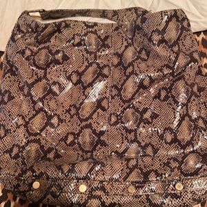 Gorgeous faux Snakeskin Rebecca Minkoff shoulder bag